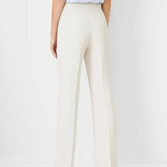 Ann Taylor Side Zip Trouser in Fluid Crepe-Classic Fit - Picture 2 of 6